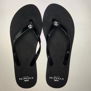 COACH Flip-Flops - Black